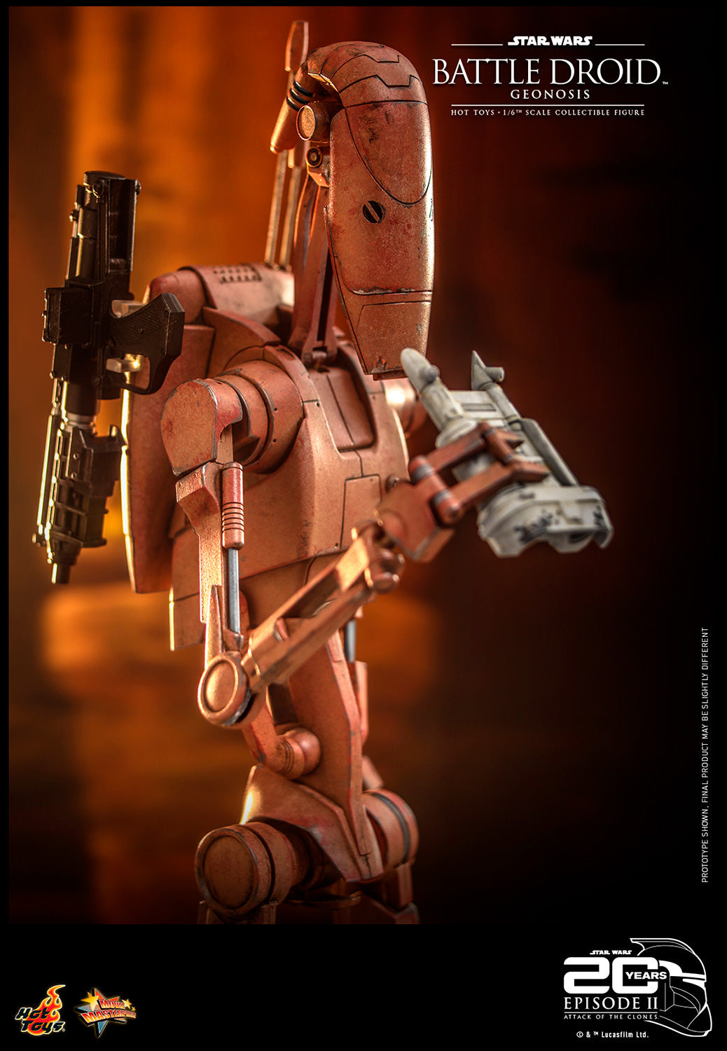 Review and photos of Star Wars S.T.A.P., Battle Droid action figure by  Sideshow