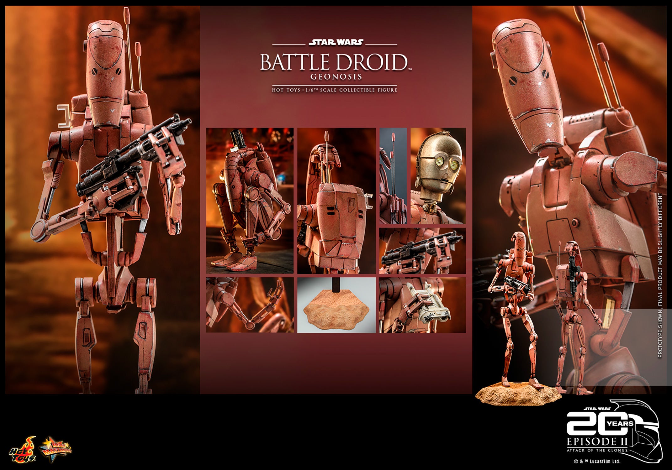 Review and photos of Star Wars S.T.A.P., Battle Droid action figure by  Sideshow