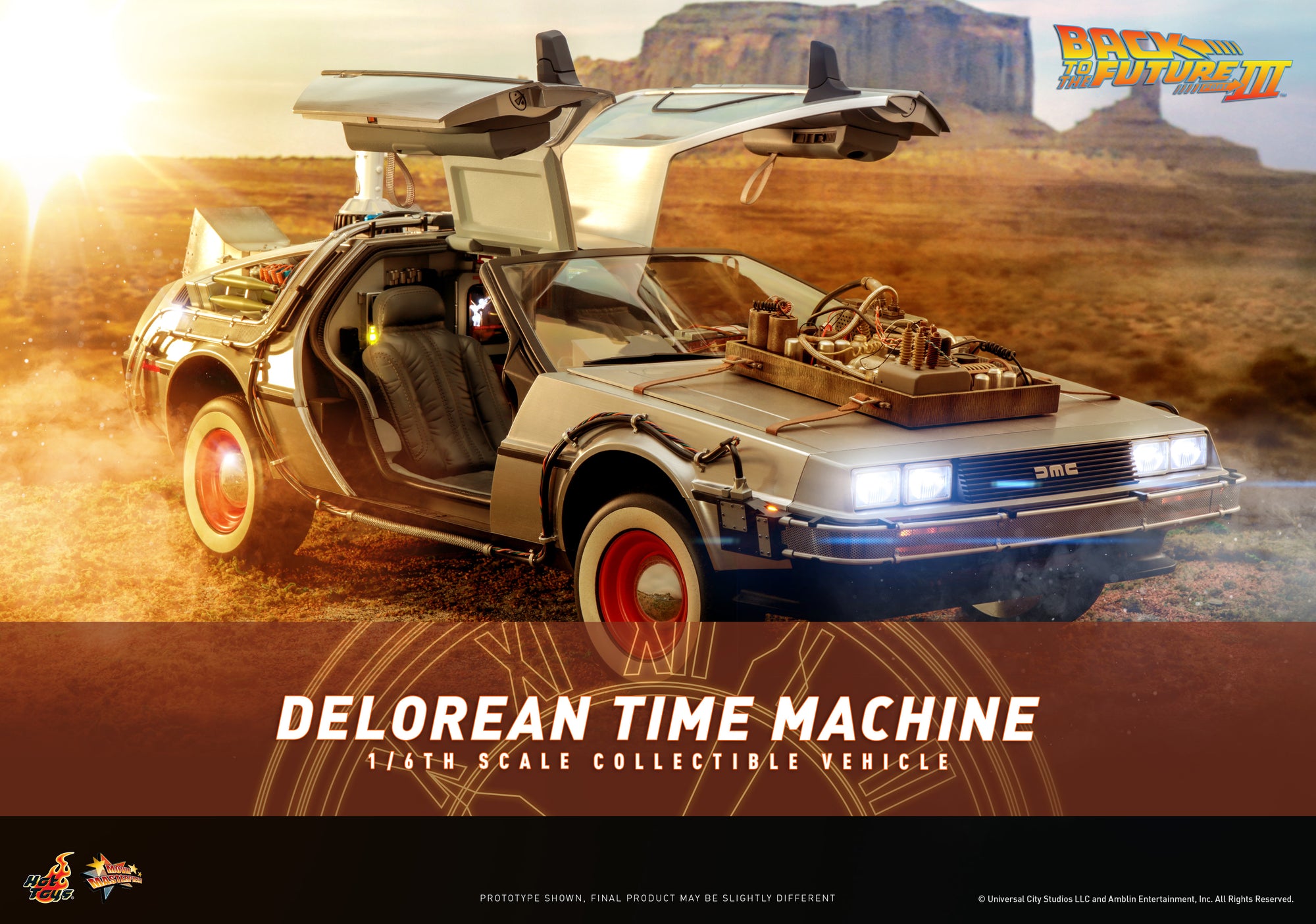 Back to the Future DeLorean Time Machine Sixth Scale Figure Accessory