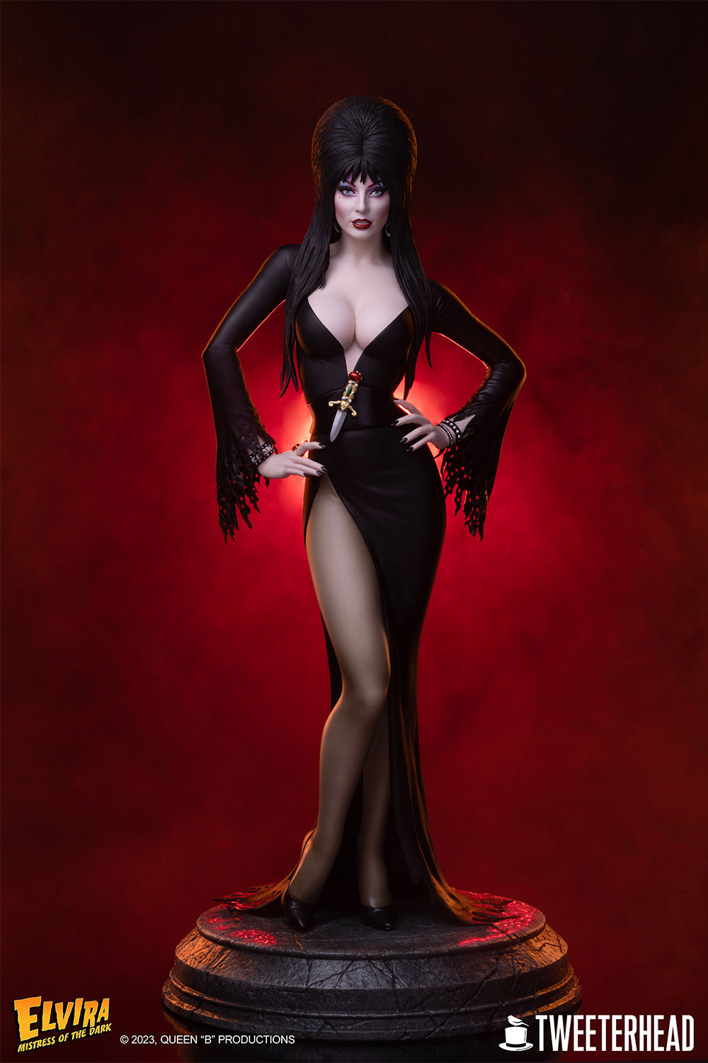 Tweeterhead Elvira Mistress of the Dark Quarter Scale Maquette