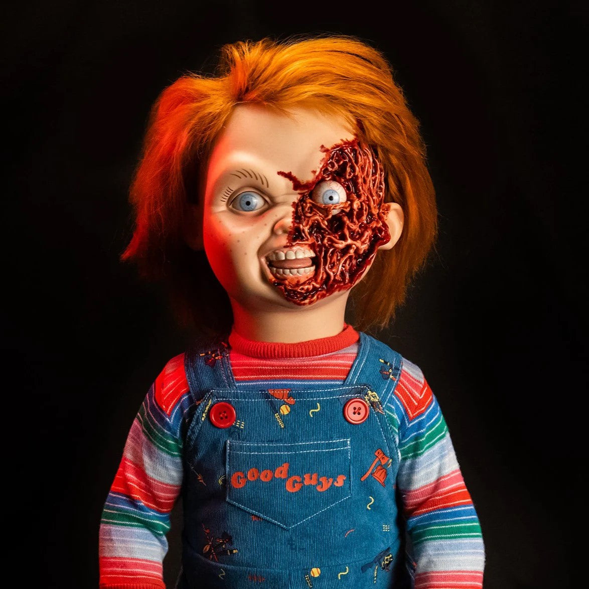 Mezco Toys Child's play outlets 3 chucky doll. Pizza Face