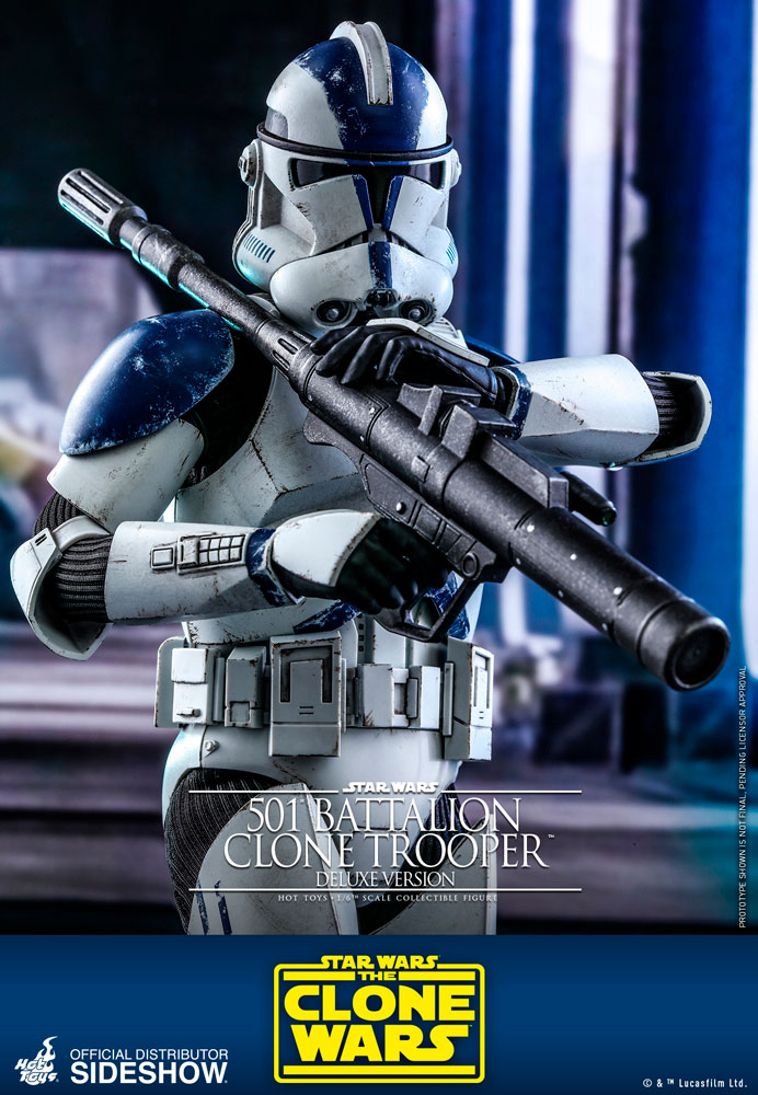 Sideshow Collectibles 501st Battalion Clone Trooper (Deluxe) Sixth Scale  Figure - Star Wars: The Clone Wars - The Compleat Sculptor
