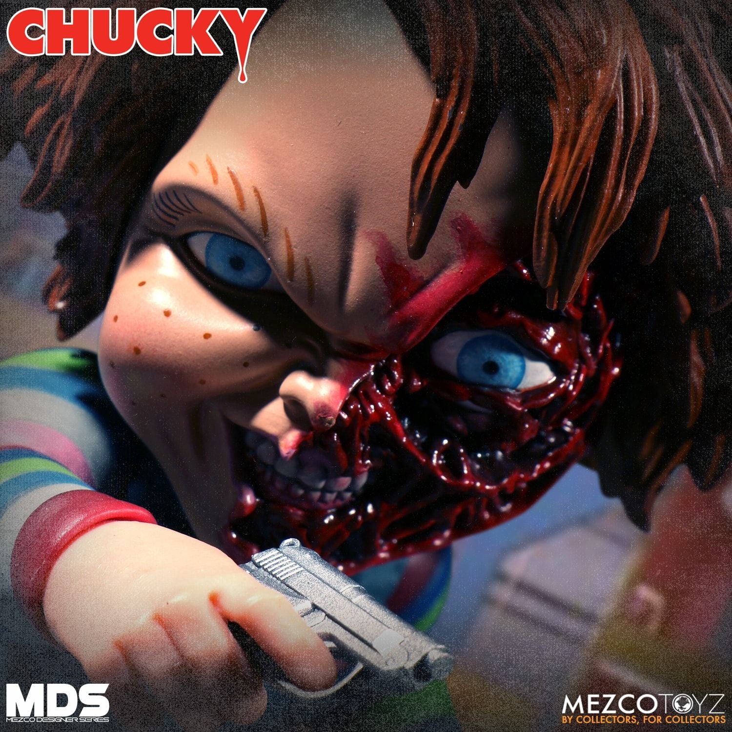 Mezco Chucky Designer Series Deluxe MDS Childs Play Action Figure - Collectors Row Inc.