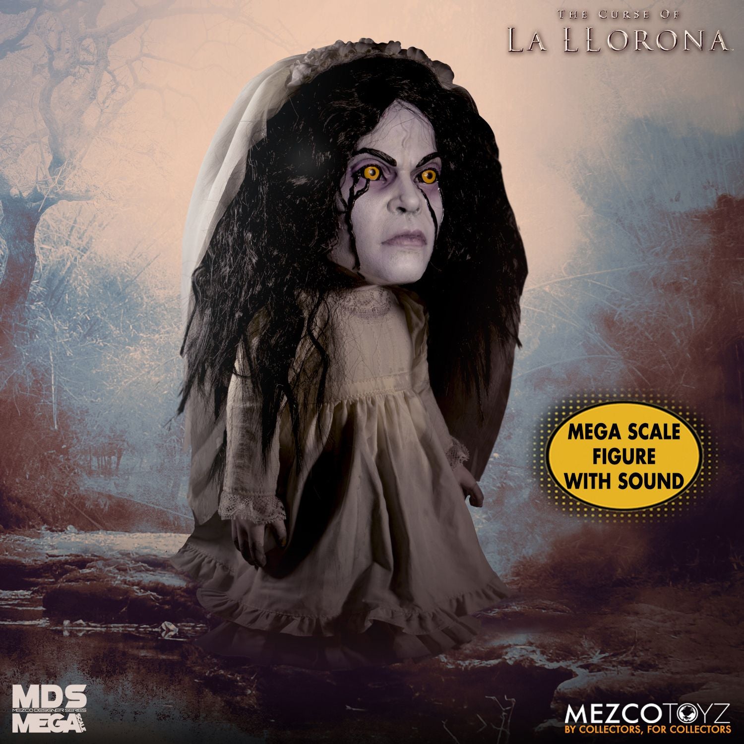 Mezco Designer Series MDS Mega Scale La Llorona Doll Figure - Collectors Row Inc.