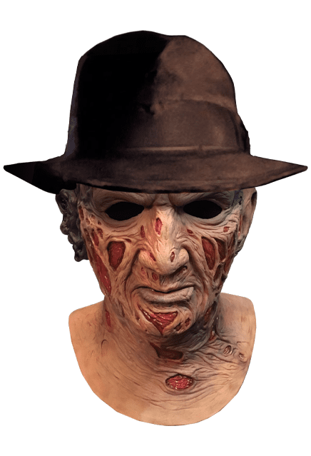 A NIGHTMARE ON ELM STREET - DELUXE FREDDY KRUEGER MASK WITH FEDORA HAT