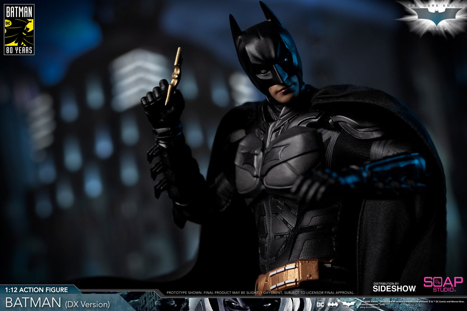 Soap Studio The Dark Knight Trilogy, The Dark Knight Rises BATMAN Christian  Bale Figure Review 