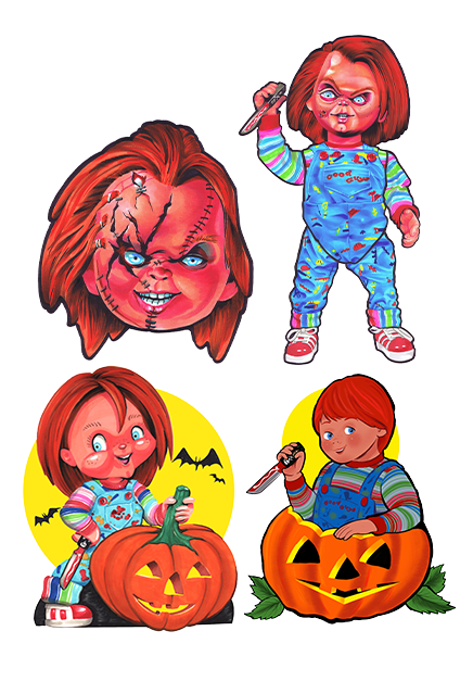 Chucky Child's Play Wall Decor Series 1 Halloween Collection - Collectors Row Inc.