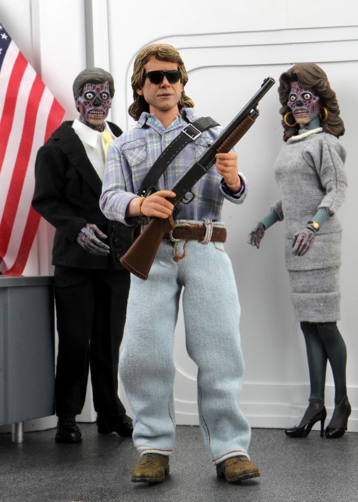 They Live – 8” Clothed Action Figure – John Nada