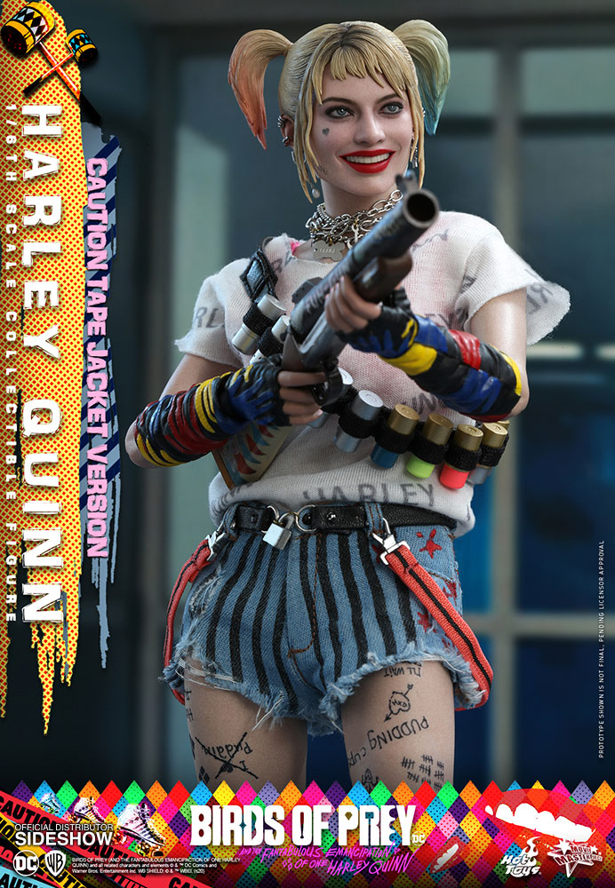 Harley Quinn (Caution Tape Jacket Version) Sixth Scale Collectible