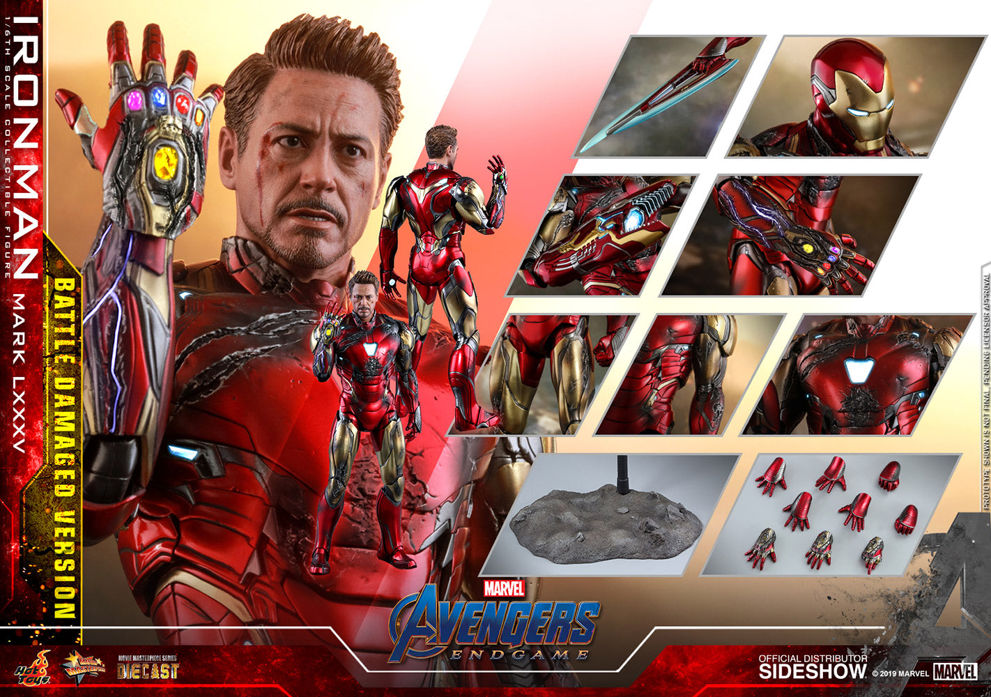 Iron Man Mark LXXXV (Battle Damaged Version) - Avengers Endgame 