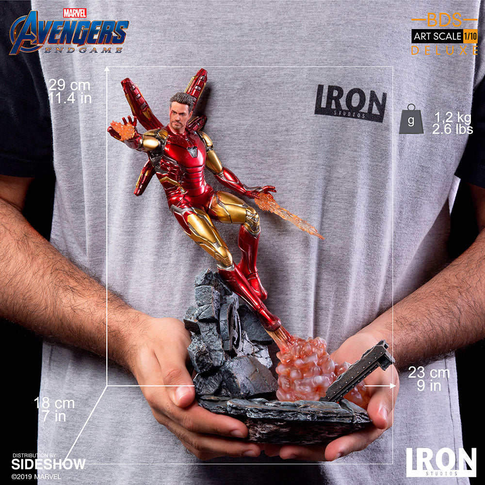 Iron Studios Avengers Endgame Iron Man Mark hotsell LXXXV MK85 Deluxe BDS 1/10 Statue