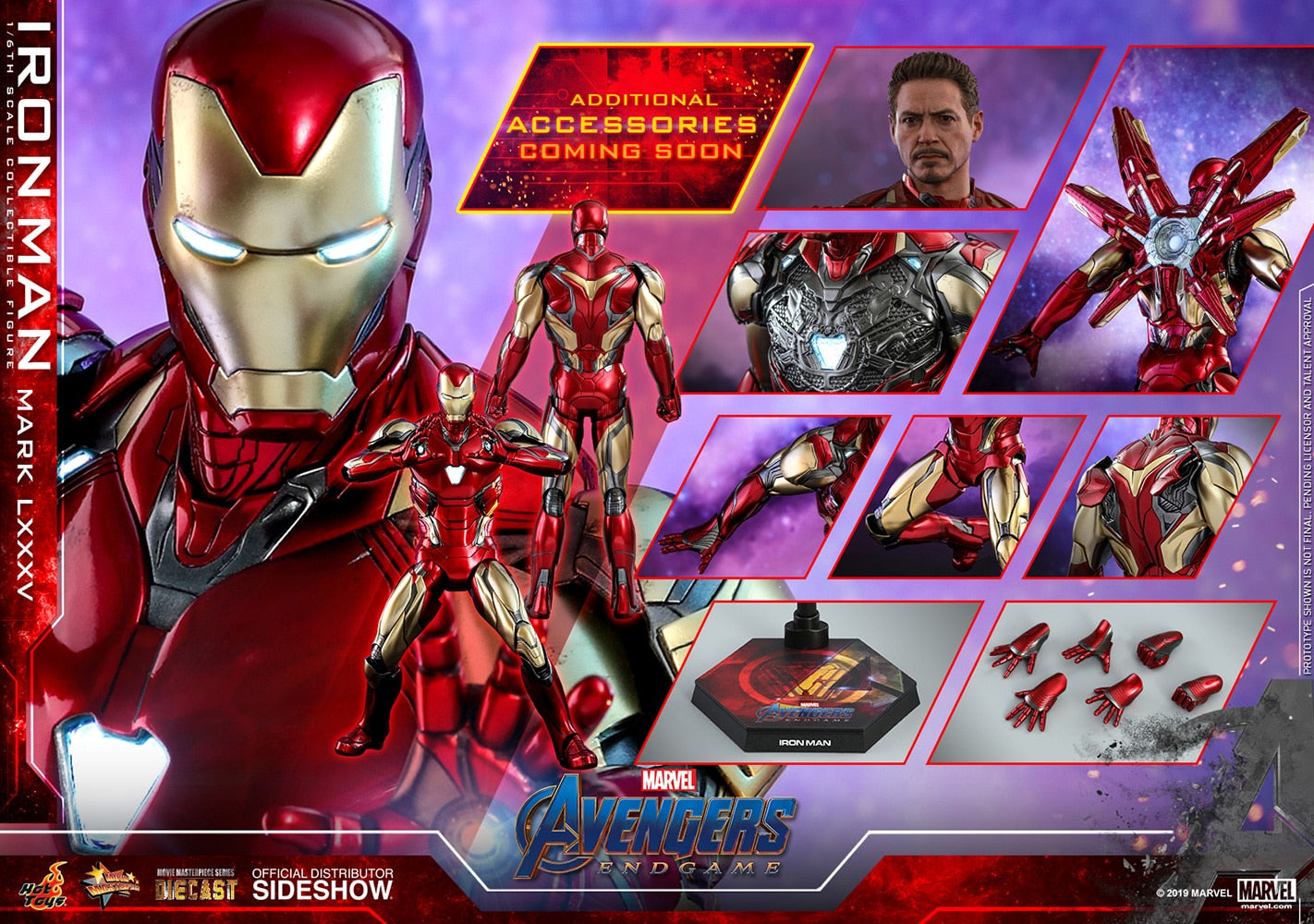 Iron Man Mark LXXXV Marvel Avengers: Endgame Sixth Scale Figure