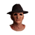 A NIGHTMARE ON ELM STREET 2: FREDDY'S REVENGE - DELUXE FREDDY KRUEGER MASK WITH FEDORA HAT