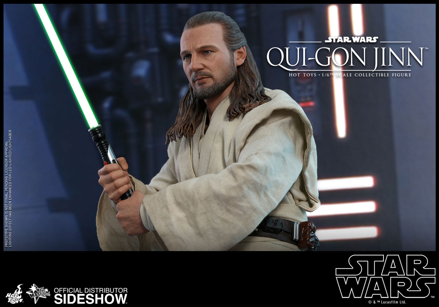 Qui-Gon Jinn Star Wars The Phantom Menace 1/6 Scale Figure - Collectors Row  Inc.