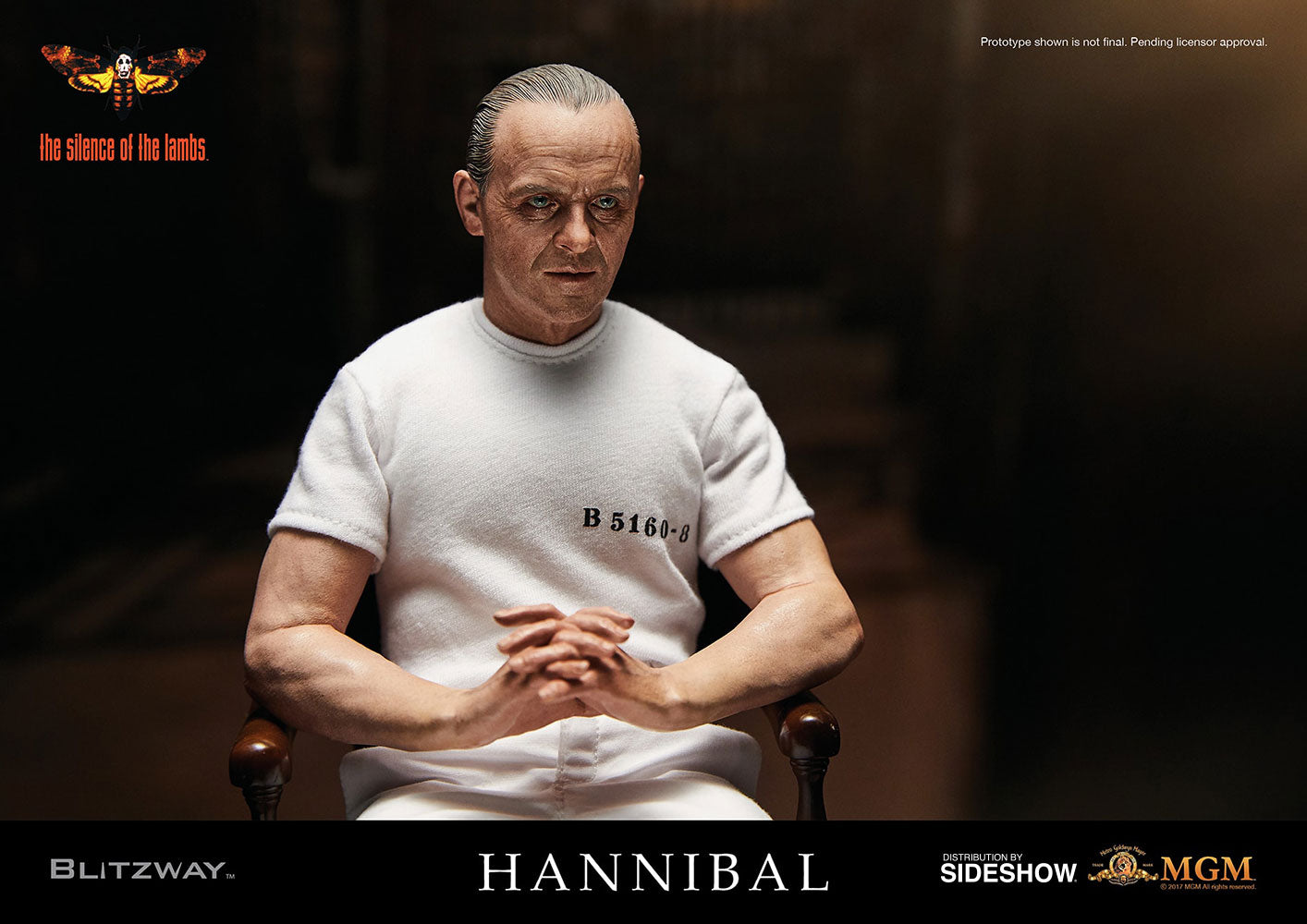 Blitzway Hannibal Lecter White Prison Uniform Version 1:6 Scale