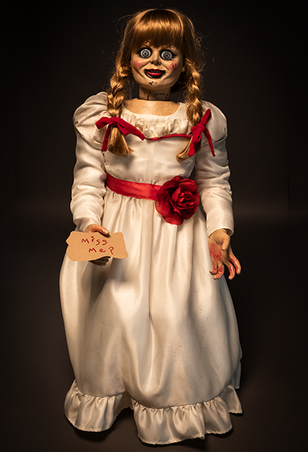 The Conjuring Annabelle One to One Scale Doll by Trick or Treat Studios - Collectors Row Inc.